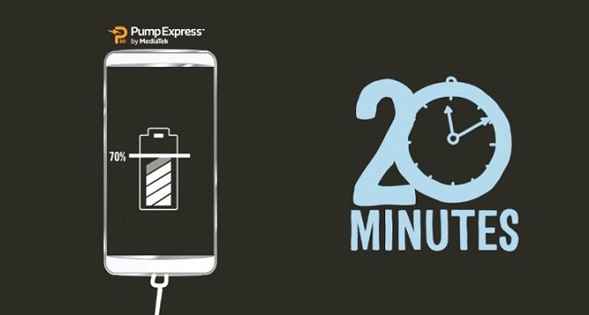 MediaTek, ricarica veloce della batteria con Pump Express 3.0