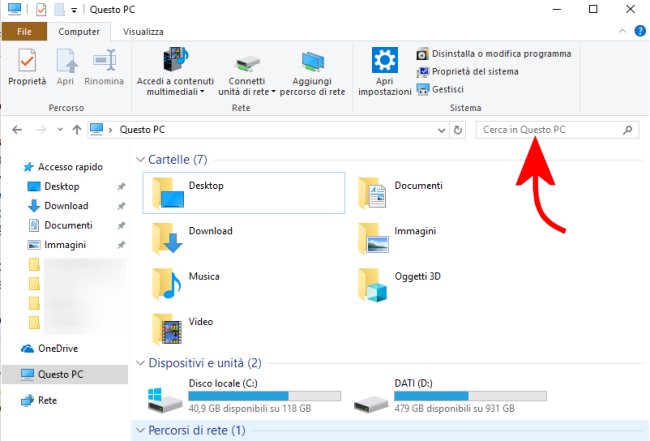 Cercare file nel PC Windows 10: come funziona la nuova ricerca