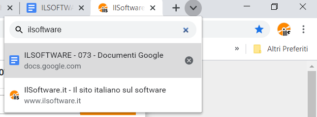Come cercare nelle schede aperte in Google Chrome