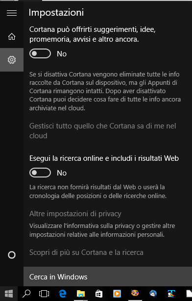 Ricerca di Windows 10, come velocizzarla