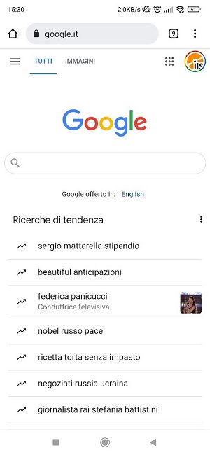 Ricerche di tendenza nella home page di Google: di cosa si tratta
