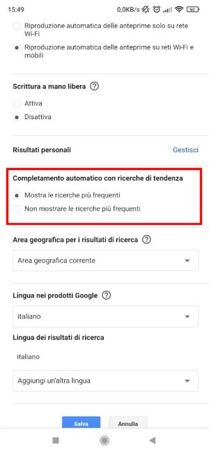 Ricerche di tendenza nella home page di Google: di cosa si tratta