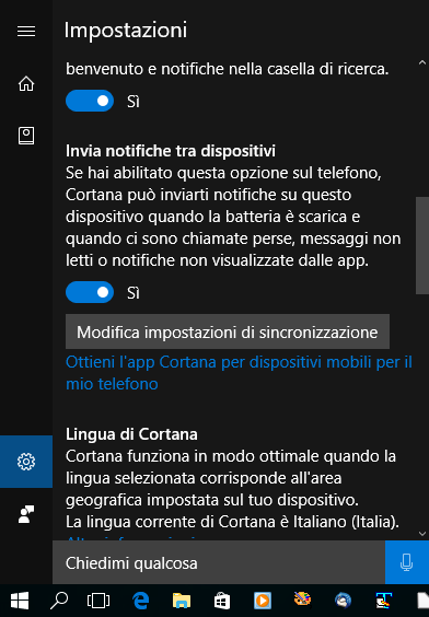 Ricevere le notifiche di Android su Windows 10