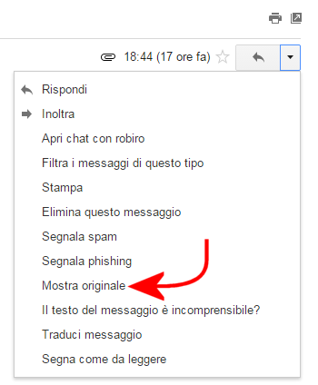 Da dove arriva una mail e chi l'ha inviata?