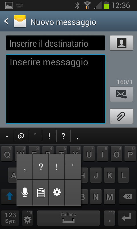 Dettare SMS, messaggi e testi su Android