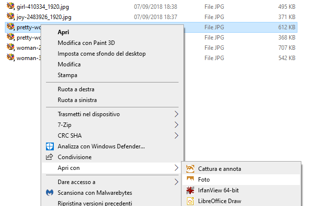 Ridimensionare foto, strumenti pronti per l'uso in Windows