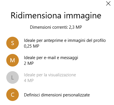 Ridimensionare foto, strumenti pronti per l'uso in Windows