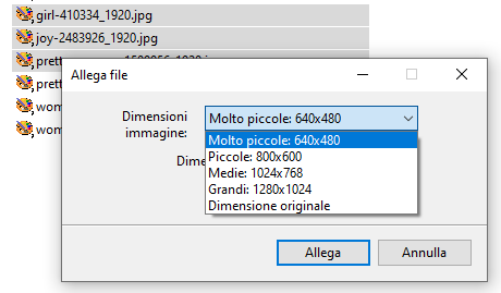 Come convertire immagini e rimpicciolire foto con il tasto destro