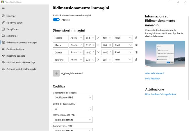 Come convertire immagini e rimpicciolire foto con il tasto destro