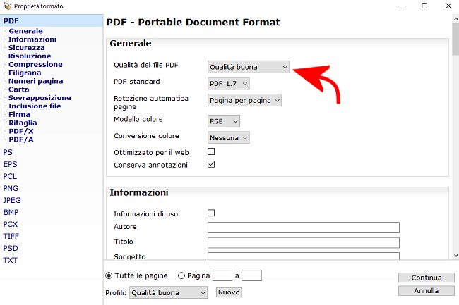 Ridurre PDF in modo semplice dal menu contestuale di Windows