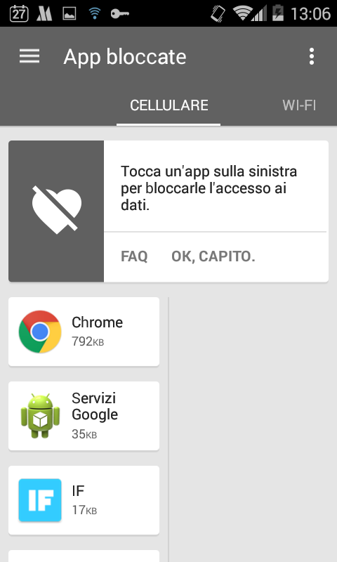 Come ridurre il traffico dati su Android