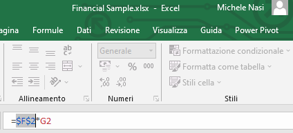 Riferimento assoluto Excel: cos'è e a cosa serve