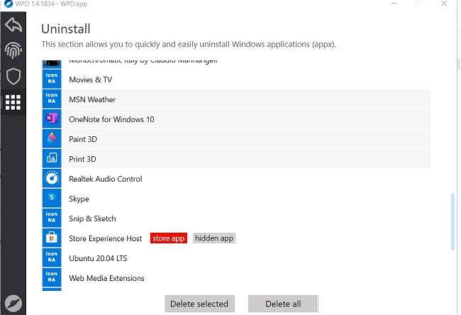 Come rimuovere le app preinstallate in Windows 10 quando il pulsante Disinstalla è grigio