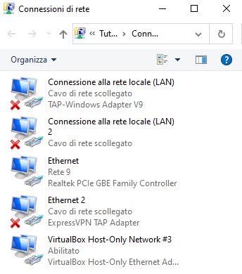 Come eliminare le interfacce di rete inutilizzate in Windows