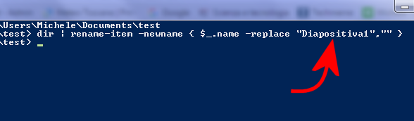 Come rinominare una serie di file con Powershell