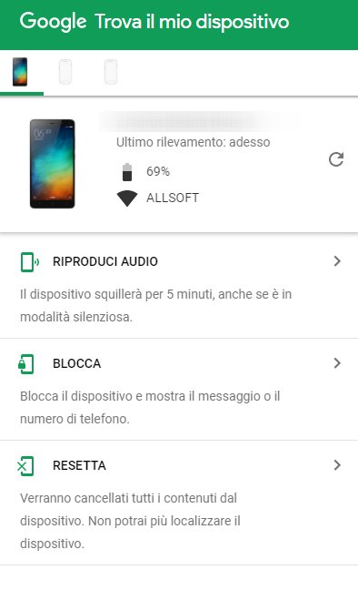 Come rintracciare Android spento