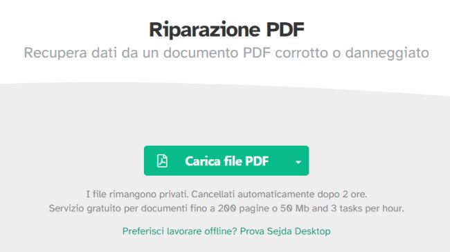 Come riparare un PDF danneggiato
