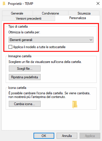 Ripristinare la visualizzazione di file e cartelle in Windows 10