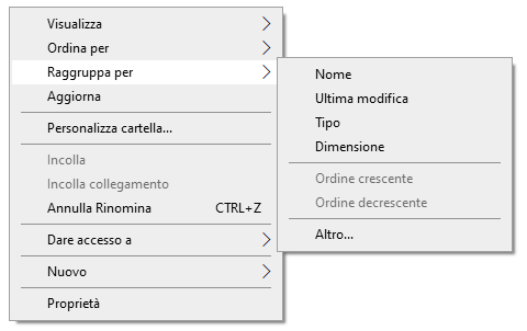 Ripristinare la visualizzazione di file e cartelle in Windows 10