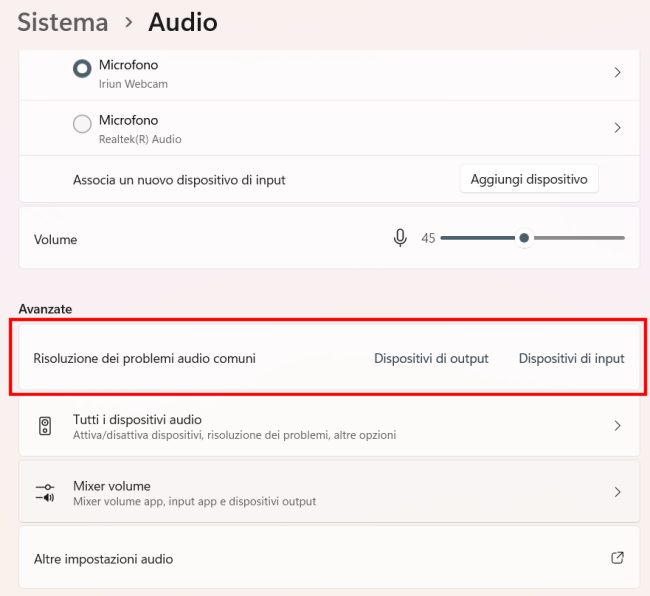 Come riattivare audio sul PC Windows