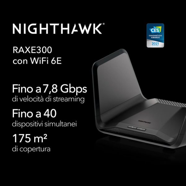 Router WiFi 6E NETGEAR Nighthawk RAXE300: caratteristiche e prezzo