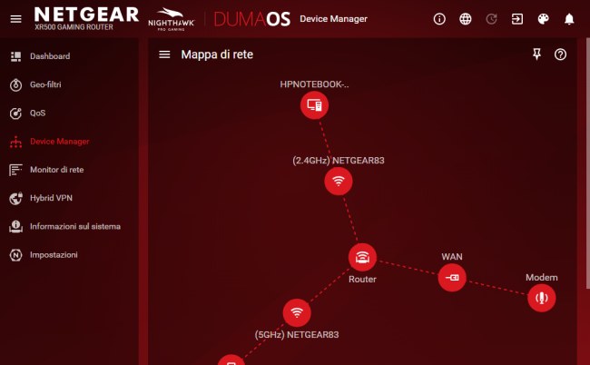 Router personalizzabile con funzionalità per il controllo del traffico e l'ottimizzazione della connessione: Netgear XR500