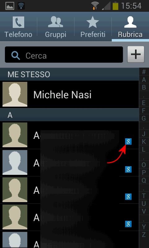 Unire i contatti nella rubrica Android e rimuovere i duplicati
