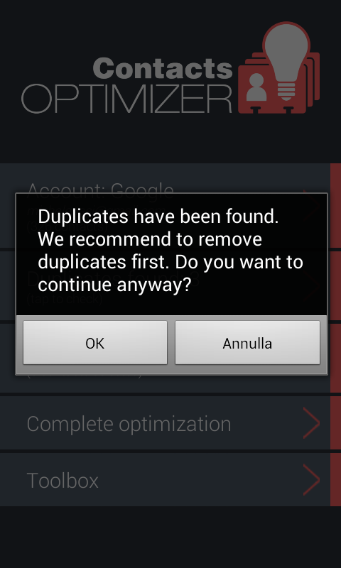Unire i contatti nella rubrica Android e rimuovere i duplicati