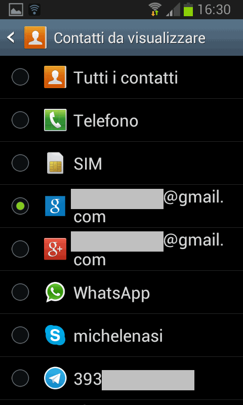 Unire i contatti nella rubrica Android e rimuovere i duplicati