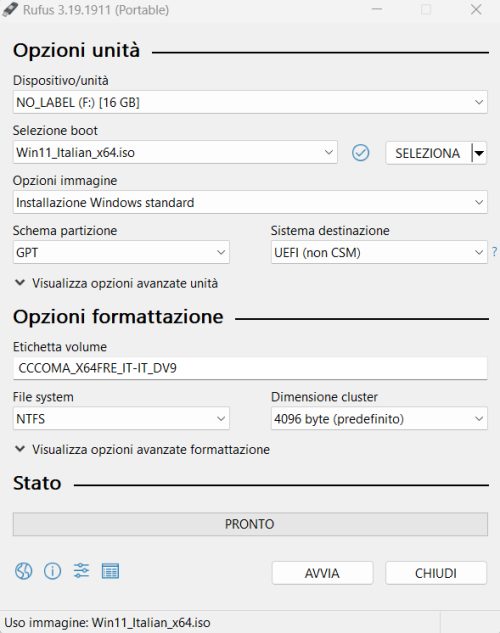 Rufus, trucchi e segreti del programma che crea supporti avviabili