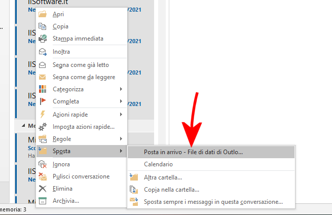 Come salvare email in locale con IMAP
