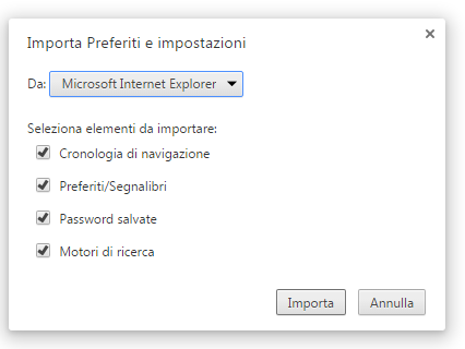 Salvare i preferiti di Chrome, come fare