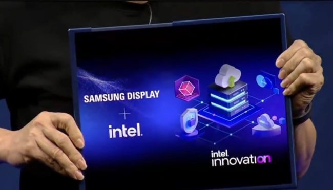 Samsung presenta uno schermo scorrevole per PC e Intel lancia Unison: cos'è