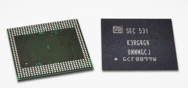 Chip Samsung, 6 GB di memoria sui dispositivi mobili