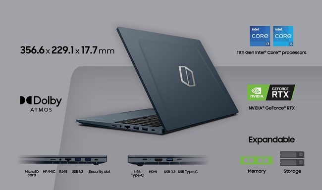 Samsung presenta il potente portatile Galaxy Odyssey con GPU RTX 3050