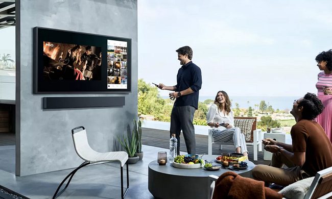 Samsung The Terrace, la nuova linea di TV 4K QLED da esterni