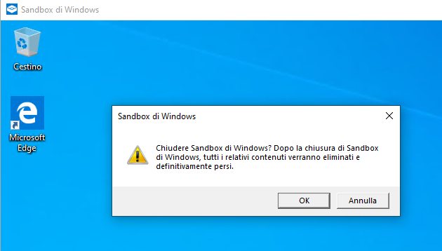 Sandbox, cos'è e come funziona quella di Windows 10