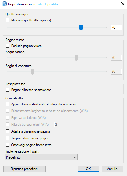 Scansione in PDF con NAPS2