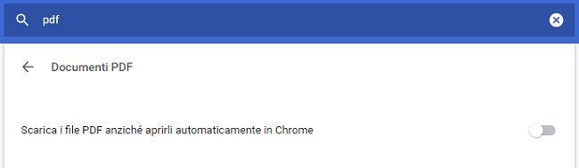 Come scaricare PDF o visualizzarli nel browser