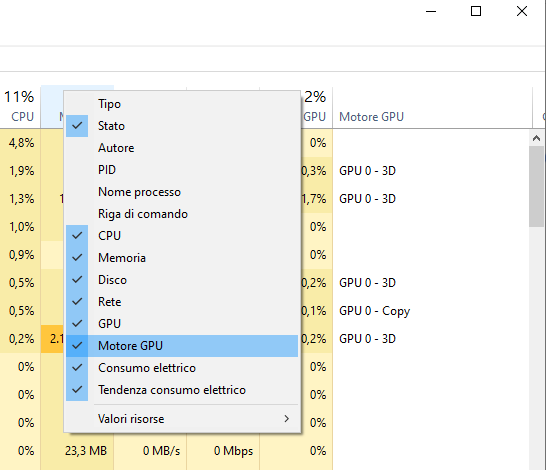 Scegliere la scheda grafica da usare con Windows 10
