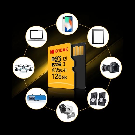 Schede Micro SD Kodak da 32 a 256 GB in offerta speciale per i più veloci