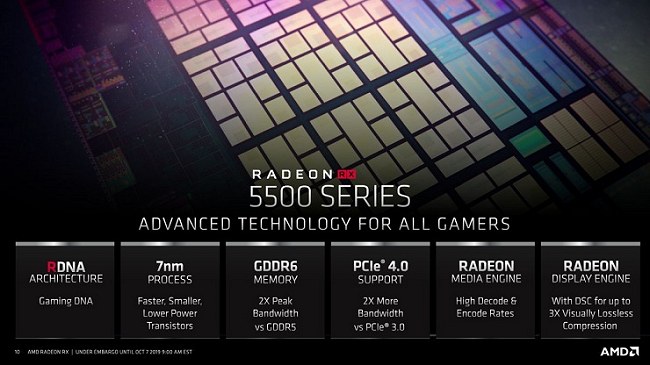 AMD presenta le GPU Radeon RX 5500M e RX 5300M