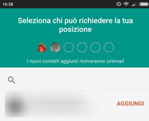 Scoprire la posizione di una persona con Contatti fidati