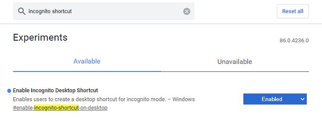Chrome facilita la navigazione in incognito da desktop