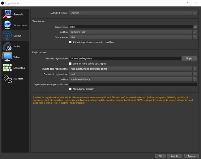 Screencast con 3 programmi gratuiti per Windows