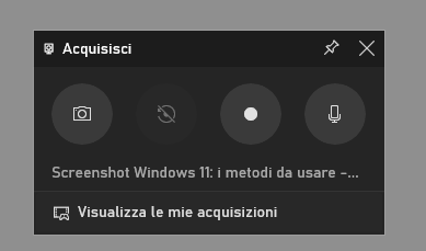 Screenshot PC: i metodi più semplici in Windows