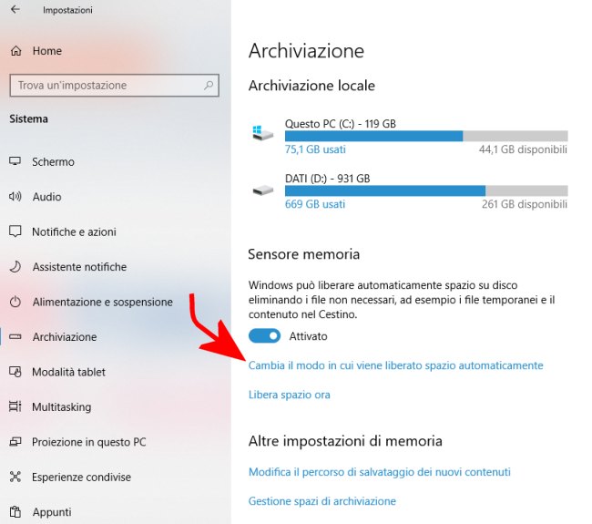Evitare che Windows 10 cancelli i file contenuti nella cartella Download