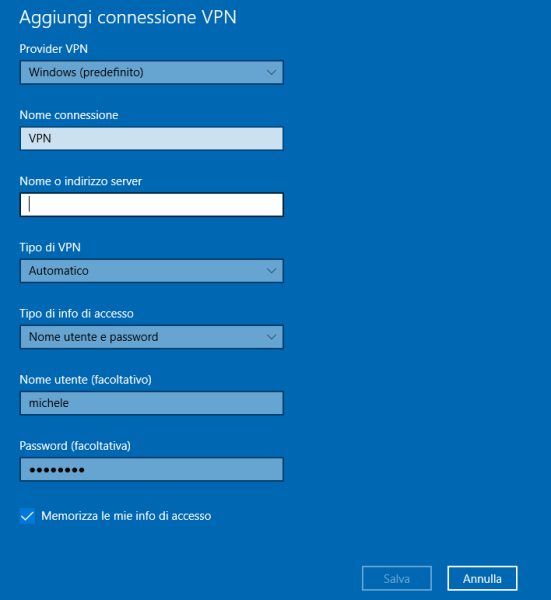 Server VPN in Windows 10 e Windows Server: come crearlo senza installare altri software