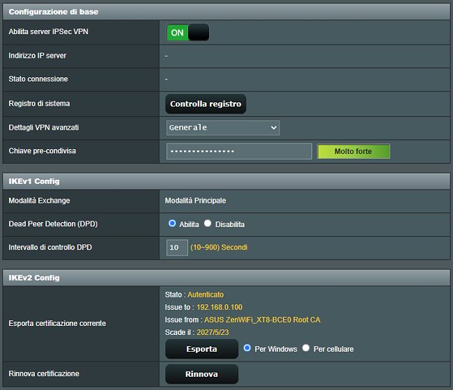 Come configurare un server VPN con un router ASUS