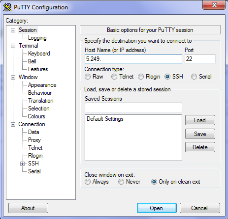 Come configurare server cloud Aruba